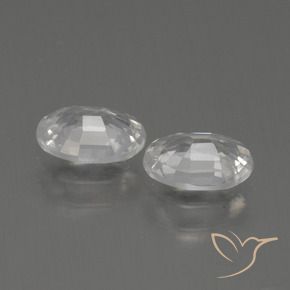 Gemme di Zircone Bianco caldo naturale da 2.15 ct, Ovale, VS