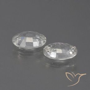 Gemme di Zircone Bianco naturale da 2.21 ct, Ovale, VS