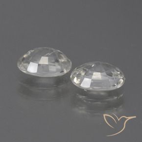 Gemme di Zircone Bianco caldo naturale da 2.45 ct, Ovale, VS
