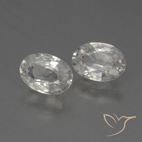 Gemme di Zircone Bianco caldo naturale da 2.21 ct, Ovale, VS