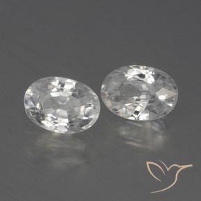 Gemme di Zircone Bianco naturale da 2.45 ct, Ovale, VS