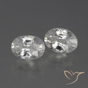 Gemme di Zircone Bianco caldo naturale da 2.42 ct, Ovale, VS