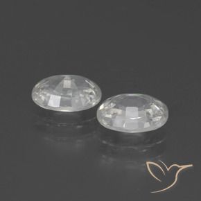 Gemme di Zircone Bianco naturale da 2.61 ct, Ovale, VS