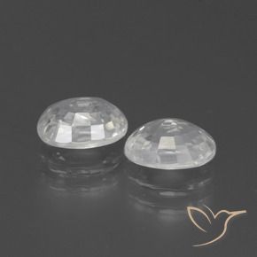 Gemme di Zircone Bianco naturale da 2.83 ct, Ovale, VS