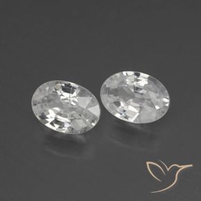 Gemme di Zircone Bianco naturale da 2.10 ct, Ovale, VS