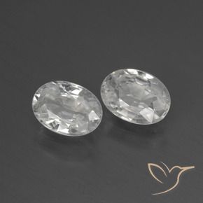 Gemme di Zircone Bianco naturale da 2.44 ct, Ovale, VS