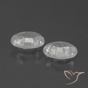Gemme di Zircone Bianco naturale da 2.29 ct, Ovale, VVS