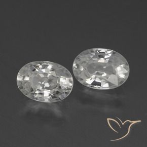 Gemme di Zircone Bianco caldo naturale da 2.44 ct, Ovale, VVS