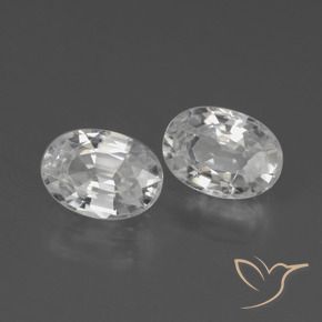 Gemme di Zircone Bianco naturale da 2.48 ct, Ovale, VVS