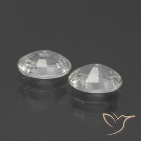 Gemme di Zircone Bianco naturale da 2.36 ct, Ovale, VVS