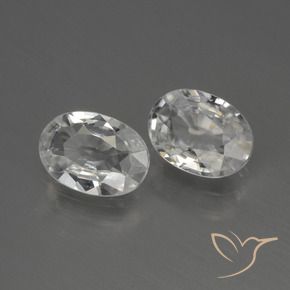 Gemme di Zircone Bianco naturale da 2.13 ct, Ovale, VVS