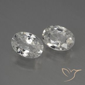 Gemme di Zircone Bianco caldo naturale da 2.43 ct, Ovale, VS
