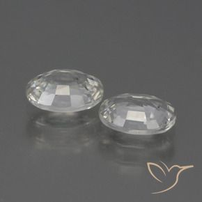 Gemme di Zircone Bianco naturale da 2.36 ct, Ovale, VS