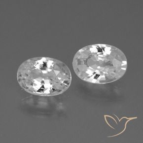 Gemme di Zircone Bianco naturale da 2.26 ct, Ovale, VS