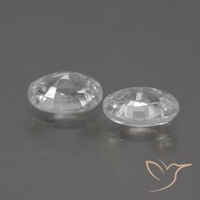 Gemme di Zircone Bianco naturale da 2.26 ct, Ovale, VS