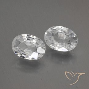 Gemme di Zircone Bianco naturale da 1.93 ct, Ovale, VS