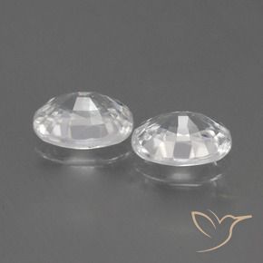 Gemme di Zircone Bianco naturale da 2.56 ct, Ovale, VS