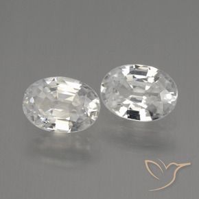 Gemme di Zircone Bianco naturale da 2.44 ct, Ovale, VVS