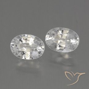 Gemme di Zircone Bianco naturale da 2.48 ct, Ovale, VVS