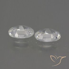 Gemme di Zircone Bianco naturale da 2.09 ct, Ovale, VVS