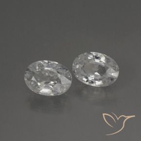 Gemme di Zircone Bianco naturale da 2.30 ct, Ovale, VS
