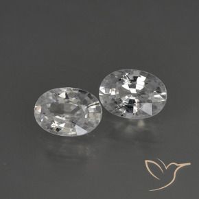 Gemme di Zircone Bianco trasparente naturale da 2.47 ct, Ovale, VVS