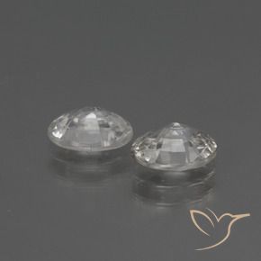Gemme di Zircone Bianco naturale da 2.41 ct, Ovale, VVS-VS