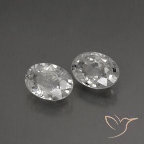 Gemme di Zircone Bianco naturale da 2.23 ct, Ovale, VS