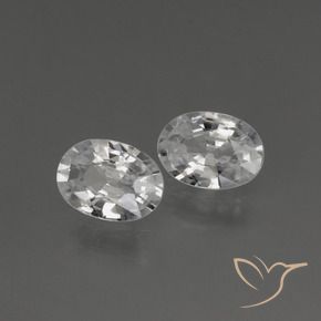 Gemme di Zircone Bianco naturale da 2.08 ct, Ovale, VVS