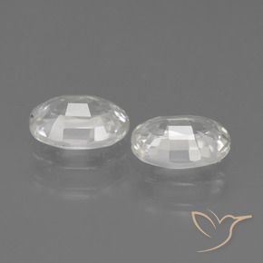 Gemme di Zircone Bianco naturale da 2.41 ct, Ovale, VS