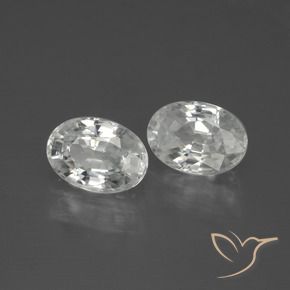 Gemme di Zircone Bianco naturale da 2.71 ct, Ovale, VS