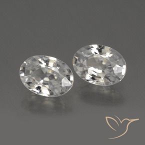 Gemme di Zircone Bianco caldo naturale da 2.31 ct, Ovale, VS