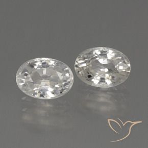 Gemme di Zircone Bianco caldo naturale da 2.70 ct, Ovale, VS