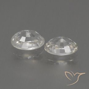 Gemme di Zircone Bianco caldo naturale da 2.70 ct, Ovale, VS