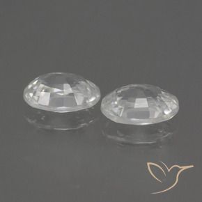 Gemme di Zircone Bianco naturale da 2.53 ct, Ovale, VS