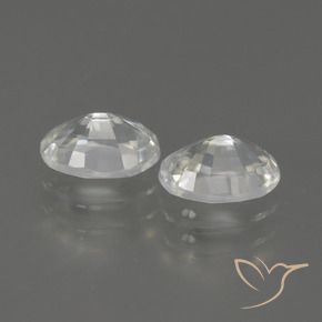 Gemme di Zircone Bianco naturale da 2.40 ct, Ovale, VS