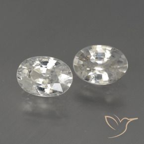 Gemme di Zircone Bianco caldo naturale da 2.44 ct, Ovale, VS