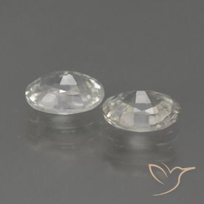 Gemme di Zircone Bianco caldo naturale da 2.44 ct, Ovale, VS