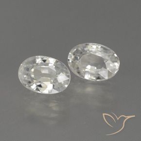 Gemme di Zircone Bianco caldo naturale da 2.49 ct, Ovale, VS