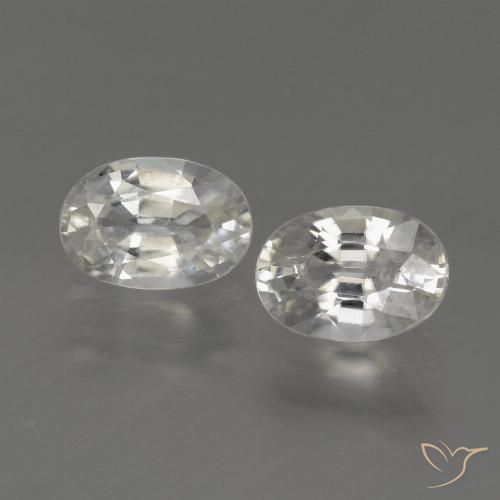 Gemme di Zircone Bianco caldo naturale da 2.36 ct, Ovale, VS