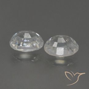 Gemme di Zircone Bianco caldo naturale da 3.20 ct, Ovale, VS