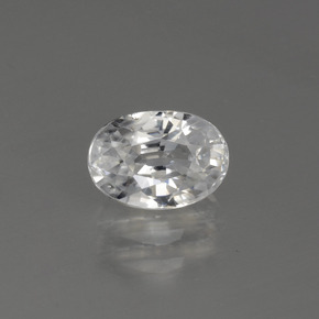 Zircone Bianco naturale da 1.57 ct, Taglio ovale, VVS-VS