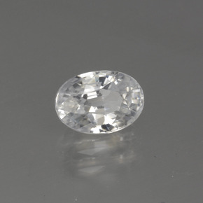 Zircone Bianco naturale da 1.57 ct, Taglio ovale, VVS-VS