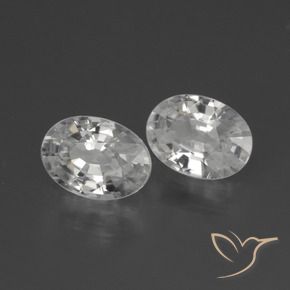 Gemme di Zircone Bianco naturale da 2.26 ct, Ovale, VS