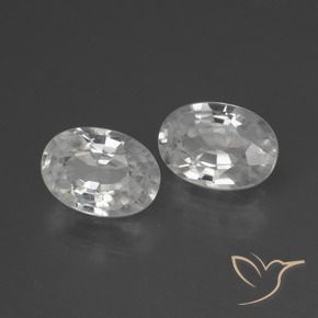 Gemme di Zircone Bianco naturale da 2.10 ct, Ovale, VS