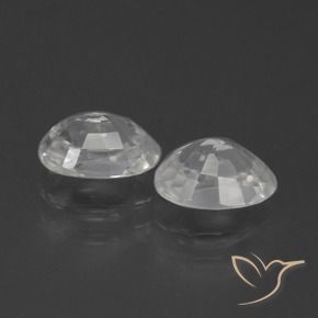 Gemme di Zircone Bianco naturale da 2.66 ct, Ovale, VS