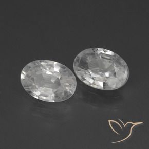 Gemme di Zircone Bianco naturale da 2.07 ct, Ovale, VS