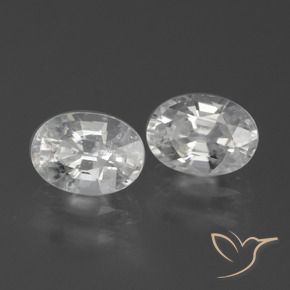 Gemme di Zircone Bianco naturale da 2.57 ct, Ovale, VS