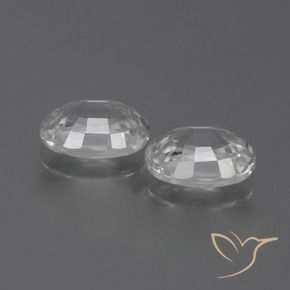 Gemme di Zircone Bianco trasparente naturale da 2.58 ct, Ovale, VS