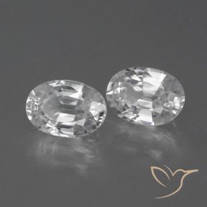 Gemme di Zircone Bianco naturale da 2.54 ct, Ovale, VVS